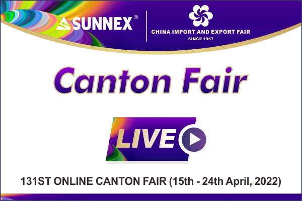 131st Canton Fair Hot-produkter viser videoplan for SUNNEX!