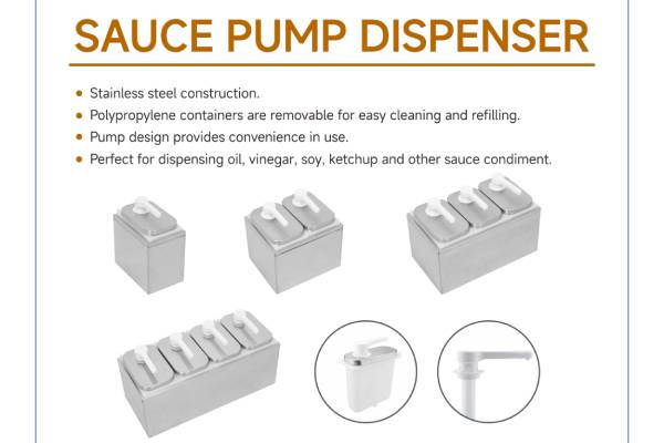 SUNNEX Nyt element - Sauce Pump Dispenser