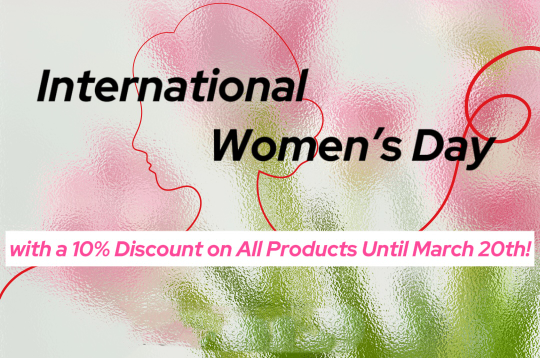 International Women's Day Sale: Nyd en 10% rabat på hvert køb!