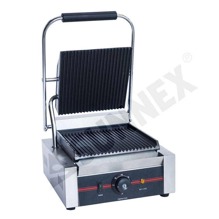 Kommerciel Single Electric Panini Grill